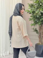 شومیز جلو بسته مهرنوش کد 6402 - تصویر 11