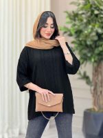 شومیز جلو بسته مهرنوش کد 6402 - تصویر 8