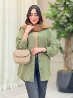 شومیز جلو دکمه شیوا کد 6552 - تصویر 6