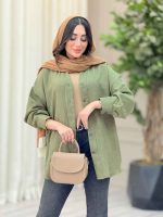 شومیز جلو دکمه شیوا کد 6552 - تصویر 12