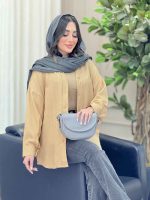 شومیز جلو دکمه شیوا کد 6552 - تصویر 14