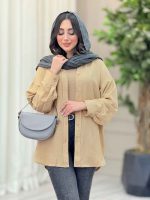 شومیز جلو دکمه شیوا کد 6552 - تصویر 11