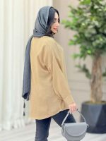 شومیز جلو دکمه شیوا کد 6552 - تصویر 3