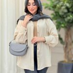 شومیز جلو دکمه شیوا کد 6552