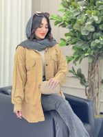 مانتو جیب پاکتی پرنیا کد 6569 - تصویر 12