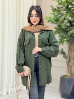 مانتو جیب پاکتی پرنیا کد 6569 - تصویر 9