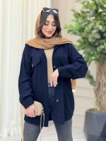مانتو جیب پاکتی پرنیا کد 6569 - تصویر 3