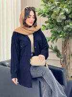 مانتو جیب پاکتی پرنیا کد 6569 - تصویر 8