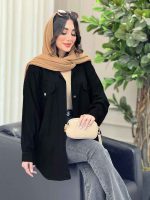 مانتو جیب پاکتی پرنیا کد 6569 - تصویر 14