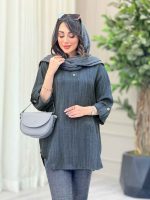 مانتو یقه دو دکمه گیلدا کد 6576 - تصویر 20