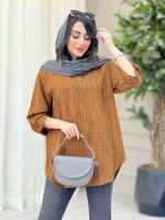 مانتو یقه دو دکمه گیلدا کد 6576 - تصویر 24