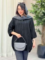 مانتو یقه دو دکمه گیلدا کد 6576 - تصویر 8