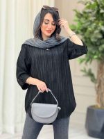 مانتو یقه دو دکمه گیلدا کد 6576 - تصویر 21