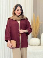 مانتو آستین پیله تلما کد 6618 - تصویر 26