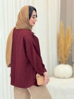 مانتو آستین پیله تلما کد 6618 - تصویر 24
