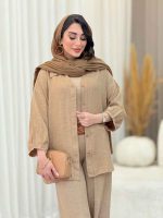 مانتو آستین پیله تلما کد 6618 - تصویر 6