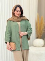 مانتو آستین پیله تلما کد 6618 - تصویر 27
