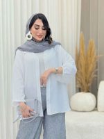 مانتو آستین پیله تلما کد 6618 - تصویر 17