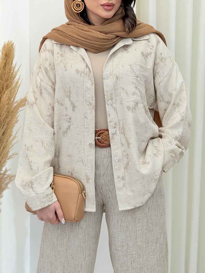 شومیز تک جیب کمند کد 6628 شومیز تک جیب کمند کد 6628
