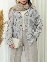 شومیز تک جیب کمند کد 6628 - تصویر 8