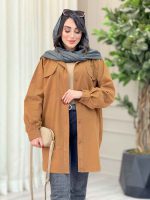 مانتو لینن جیب پیله کد 6635 - تصویر 21