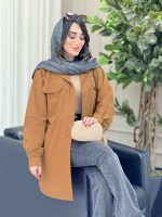 مانتو لینن جیب پیله کد 6635 - تصویر 11