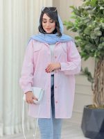 مانتو لینن جیب پیله کد 6635 - تصویر 22