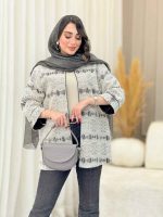 مانتو دانتل مغزی دوزی کد 6621 - تصویر 4