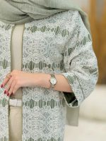 مانتو دانتل مغزی دوزی کد 6621 - تصویر 5