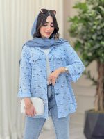 شومیز طرح گل جیب نما کد 6601 - تصویر 17