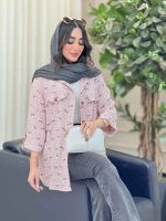 شومیز طرح گل جیب نما کد 6601 - تصویر 13