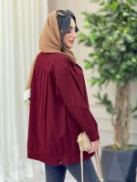 مانتو چهارجیب محنا کد 6524 - تصویر 5