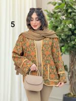 مانتو طرح دار برکه کد 6607 - تصویر 8