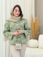 مانتو جلو بند نسترن کد 6210 - تصویر 7