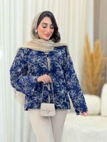 مانتو جلو بند نسترن کد 6210 - تصویر 17
