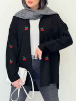 شومیز طرح دار مرسانا کد 6173 - تصویر 3