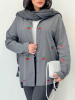 شومیز طرح دار مرسانا کد 6173 - تصویر 12