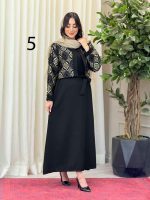 ست کت طرح دار و سارافون کد 6227 - تصویر 13