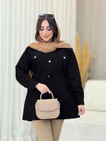 مانتو چهارجیب سرشانه پاگن کد 6490 - تصویر 7