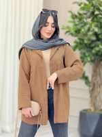مانتو دو جیب نما پایین هلال کد 6453 - تصویر 10
