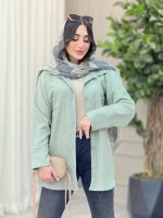 مانتو دو جیب نما پایین هلال کد 6453 - تصویر 2