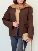 کت برش دار جیب نما کد 6371 - تصویر 12