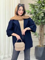 مانتو پشت دو پاگن پیله دار کد 6780 - تصویر 16