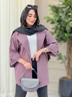 مانتو پشت دو پاگن پیله دار کد 6780 - تصویر 12