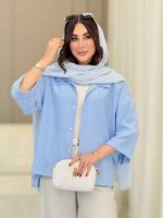 مانتو آستین پاکتی رونیتا کد 6729 - تصویر 3