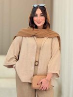 مانتو آستین پاکتی رونیتا کد 6729 - تصویر 4
