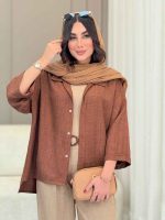 مانتو آستین پاکتی رونیتا کد 6729 - تصویر 7