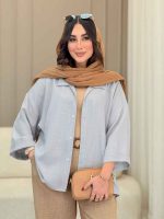 مانتو آستین پاکتی رونیتا کد 6729 - تصویر 2