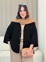 مانتو آستین پاکتی رونیتا کد 6729 - تصویر 5