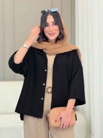 مانتو آستین پاکتی رونیتا کد 6729 - تصویر 17